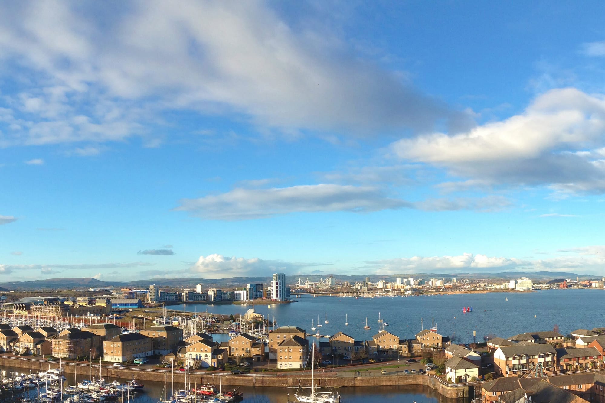 View of Cardiff Bay from Penarth
