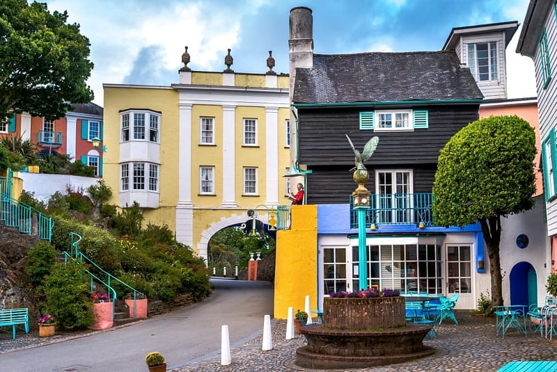 Colourful Welsh houses