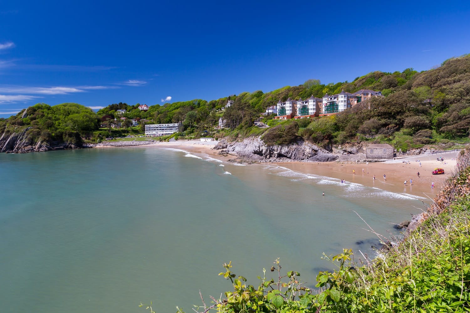 Seaside cottages in caswell bay