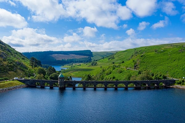 Elan Valley eco-tourism site Wales